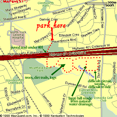 Difficult full MUni route, with some parts near unrideable. Wear your helmet and gloves.