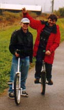 Two rotations isn't bad, but you've got a long way to go. Mike and Pete Groves, L'Amoreaux Park, Scarborough